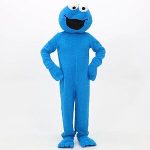 Adult Sesame Street Cookie Monster Mascot Costume 3X